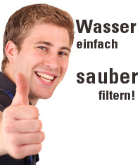 Wasserfilter in der Dusche