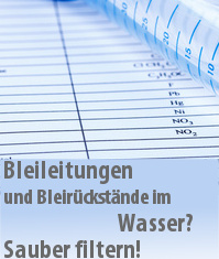 Welche Wasserfilter können Blei aus Trinkwasser entfernen?